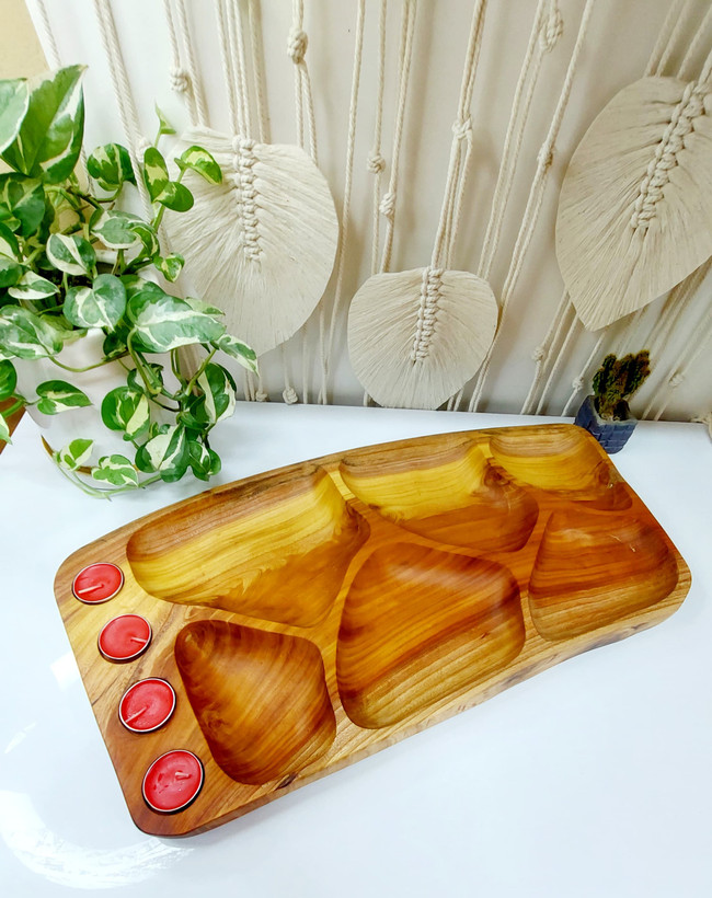 خرید اینترنتی اردو خوری شش خونه چوبی دست ساز جهیزیه