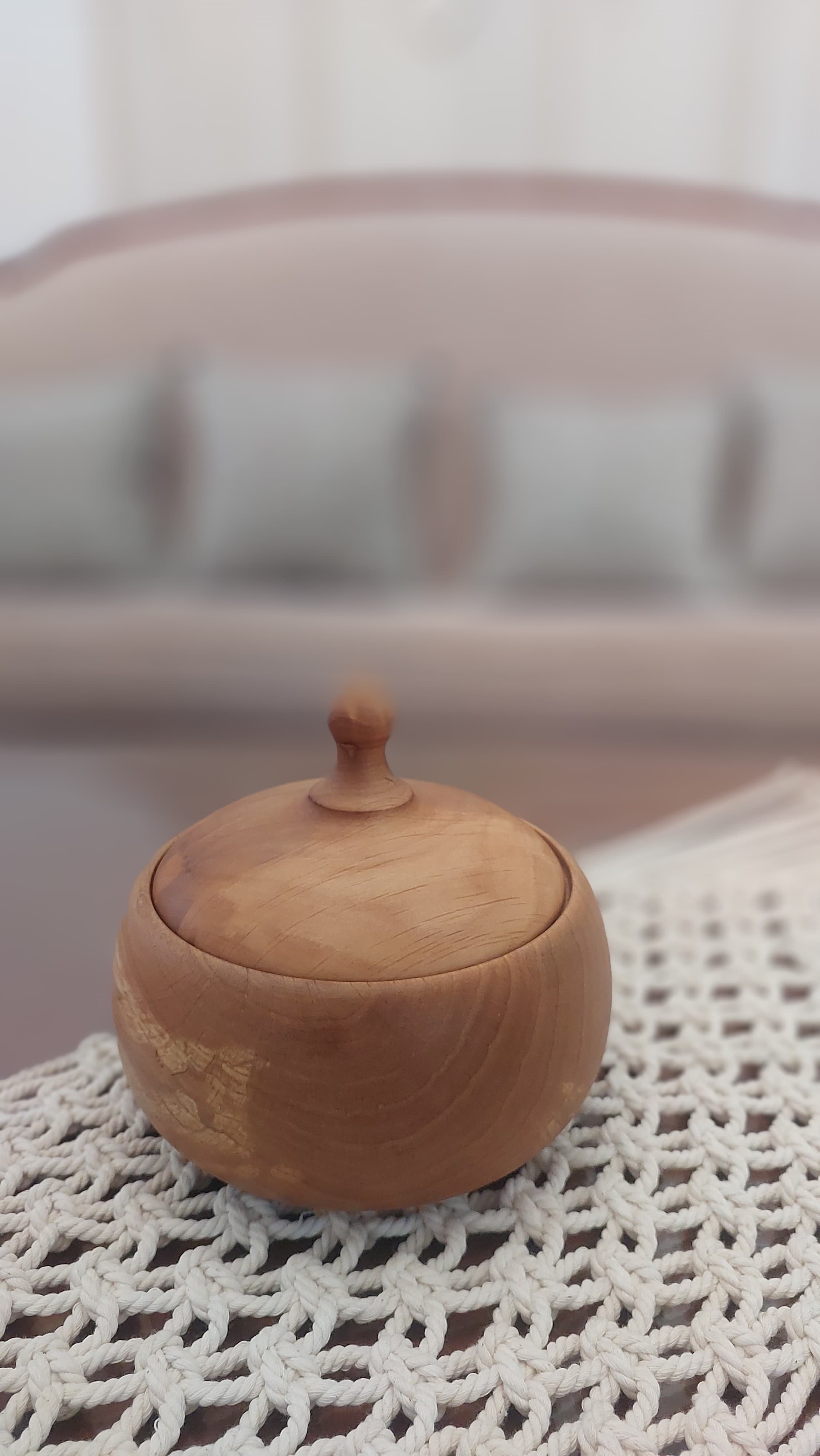 خرید آنلاین آجیل خوری درب دار چوب اوجا قطر 17 ارتفاع 14 سانتی متر با بهترین قیمت | ارسال فوری