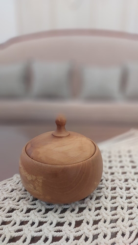 خرید آنلاین آجیل خوری درب دار چوب اوجا قطر 17 ارتفاع 14 سانتی متر با بهترین قیمت | ارسال فوری