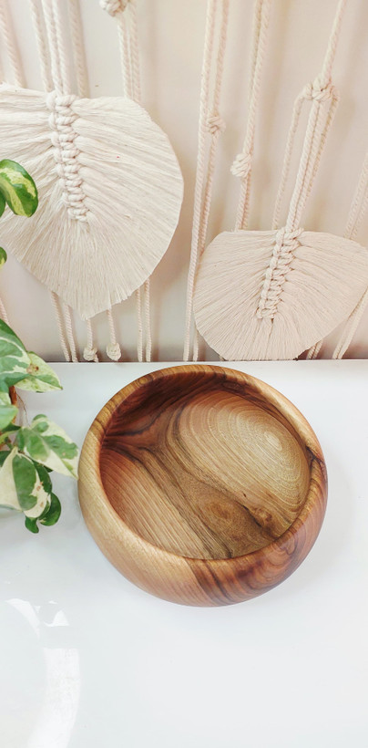 کاسه چوبی دست ساز چوب گردو قطر با بهترین قیمت | ارسال فوری