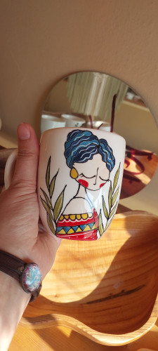 خرید آنلاین ماگ فانتزی دخترانه طرح آغوش آرام جان با بهترین قیمت | ارسال فوری