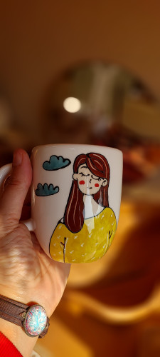 خرید آنلاین ماگ فانتزی دخترانه طرح رویاهای بیدار با بهترین قیمت | ارسال فوری