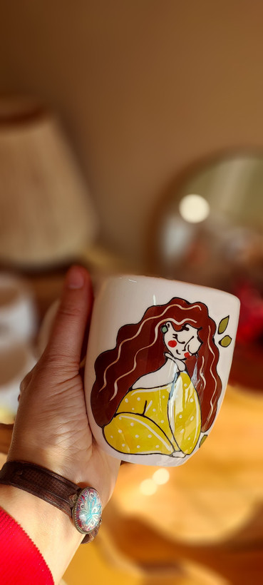 خرید آنلاین ماگ فانتزی دخترانه طرح قصه هات رو اینجا بنوش با بهترین قیمت | ارسال فوری