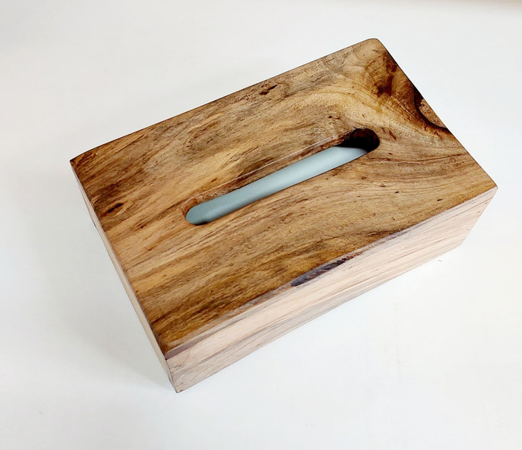 جادستمال کاغذی چوبی دست ساز 8*14*23 چوب گردو