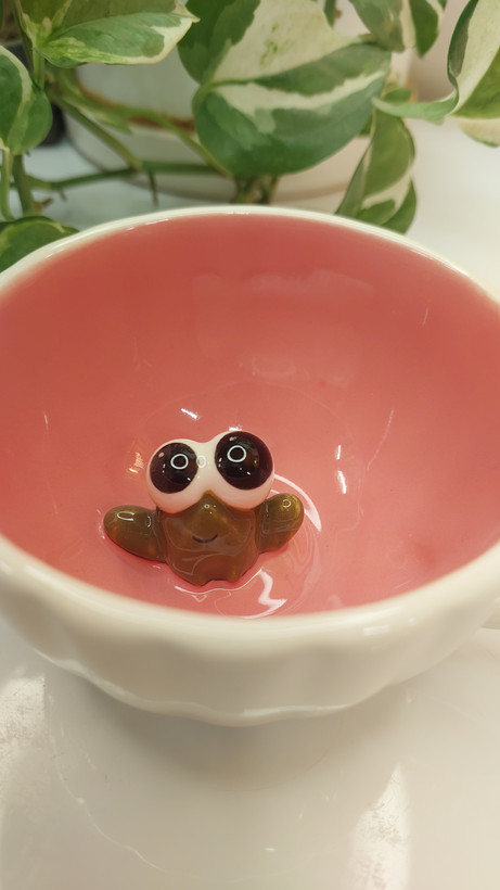 فنجان لته خوری فانتزی سوپرایزی طرح قورباغه بهترین قیمت | ارسال فوری