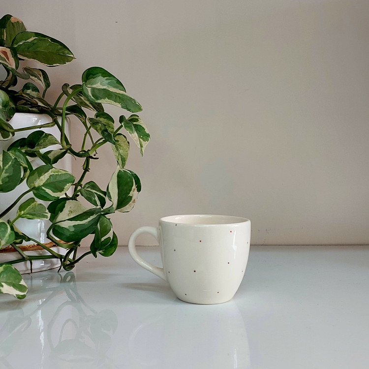 فنجان ولنتاینی طرح قلب دست ساز سرامیکی با بهترین قیمت | ارسال فوری