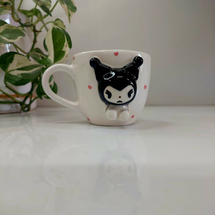 فنجان طرح کرومی سرامیکی دست ساز