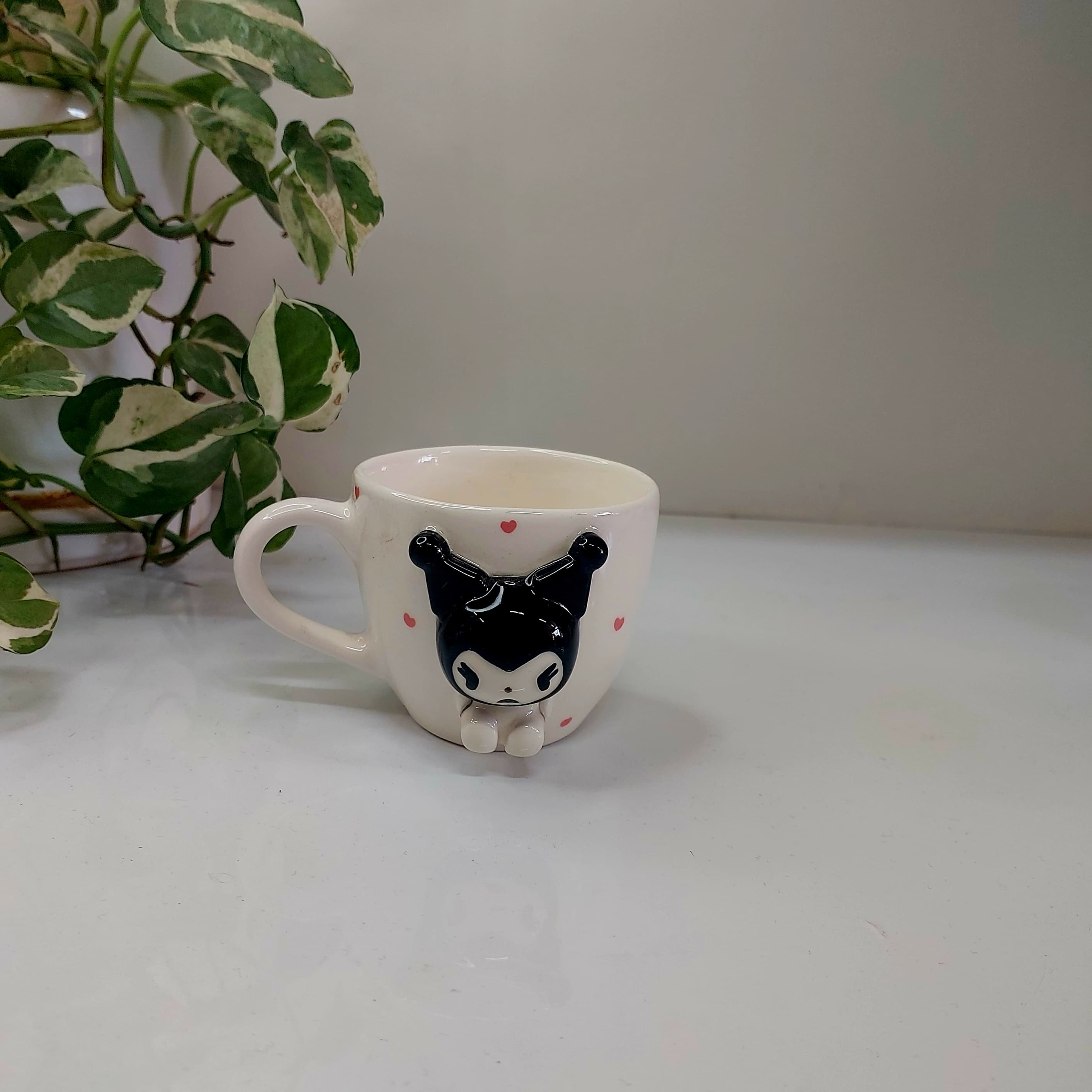 فنجان طرح کرومی سرامیکی دست ساز
