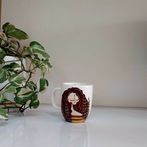 خرید آنلاین ماگ فانتزی دخترانه طرح آغوش آرام جان با بهترین قیمت | ارسال فوری