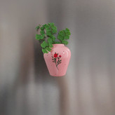 مگنت یخچالی مدل گلدون کوزه ای سرامیکی